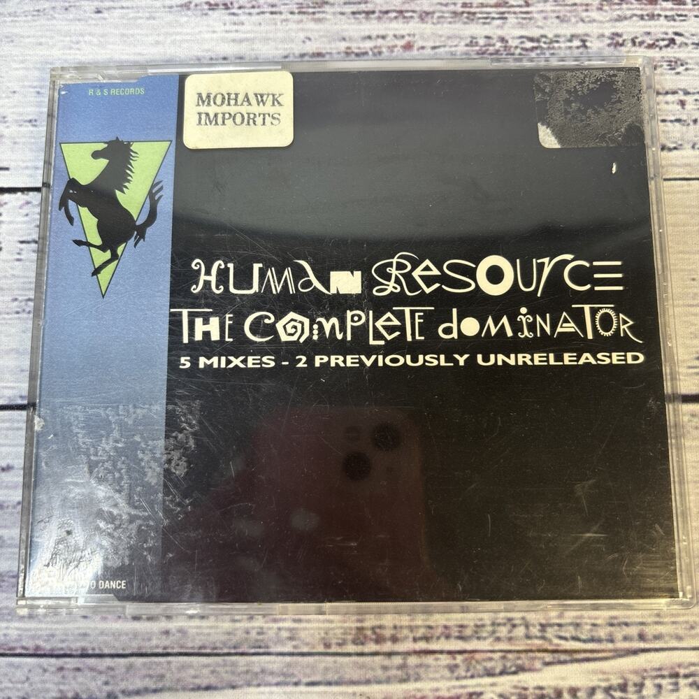 Human Resource The Complete Dominator CD Single 1991 R&S Records Rave Techno Vtg